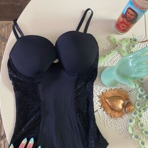 bebe Black Shapewear Bodysuit